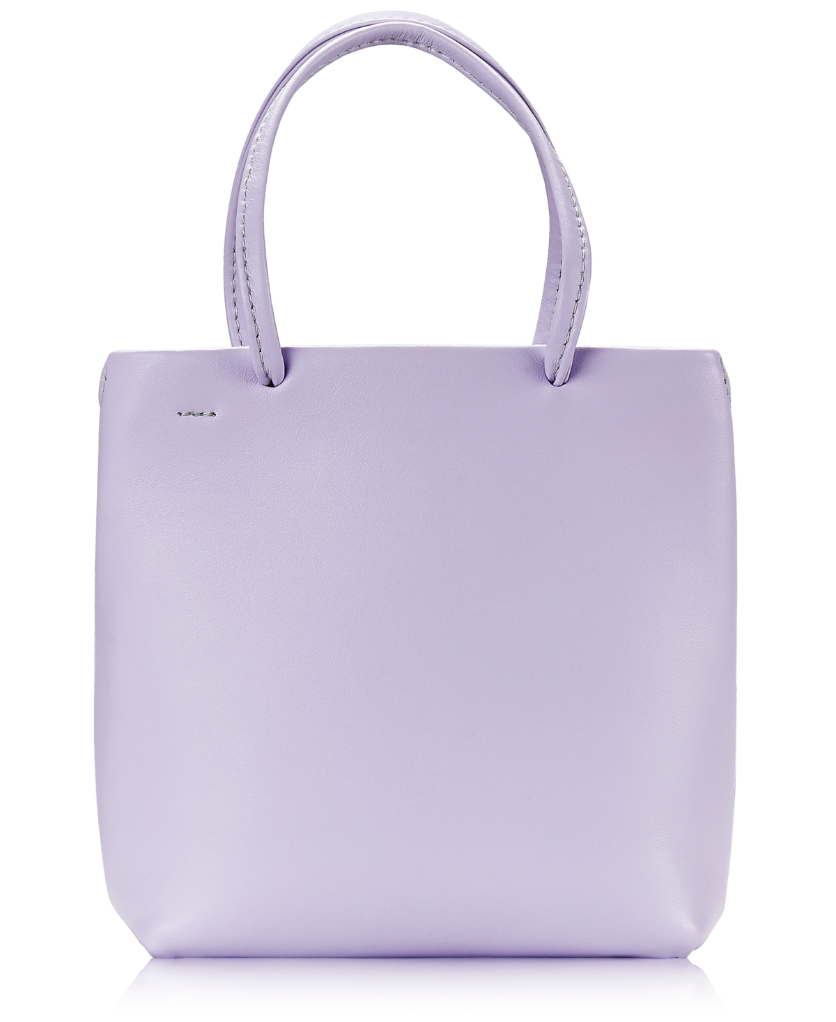 Shop Gigi New York Sydney Mini Leather Shopper Bag In Lilac