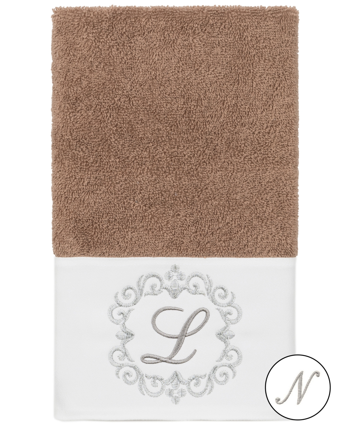 Linum Home 100% Turkish Cotton Monica 3-pc. Embellished Towel Set