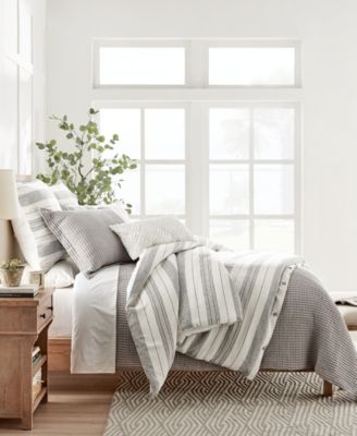 Levtex Monroe Stripe Sham, European - Macy's