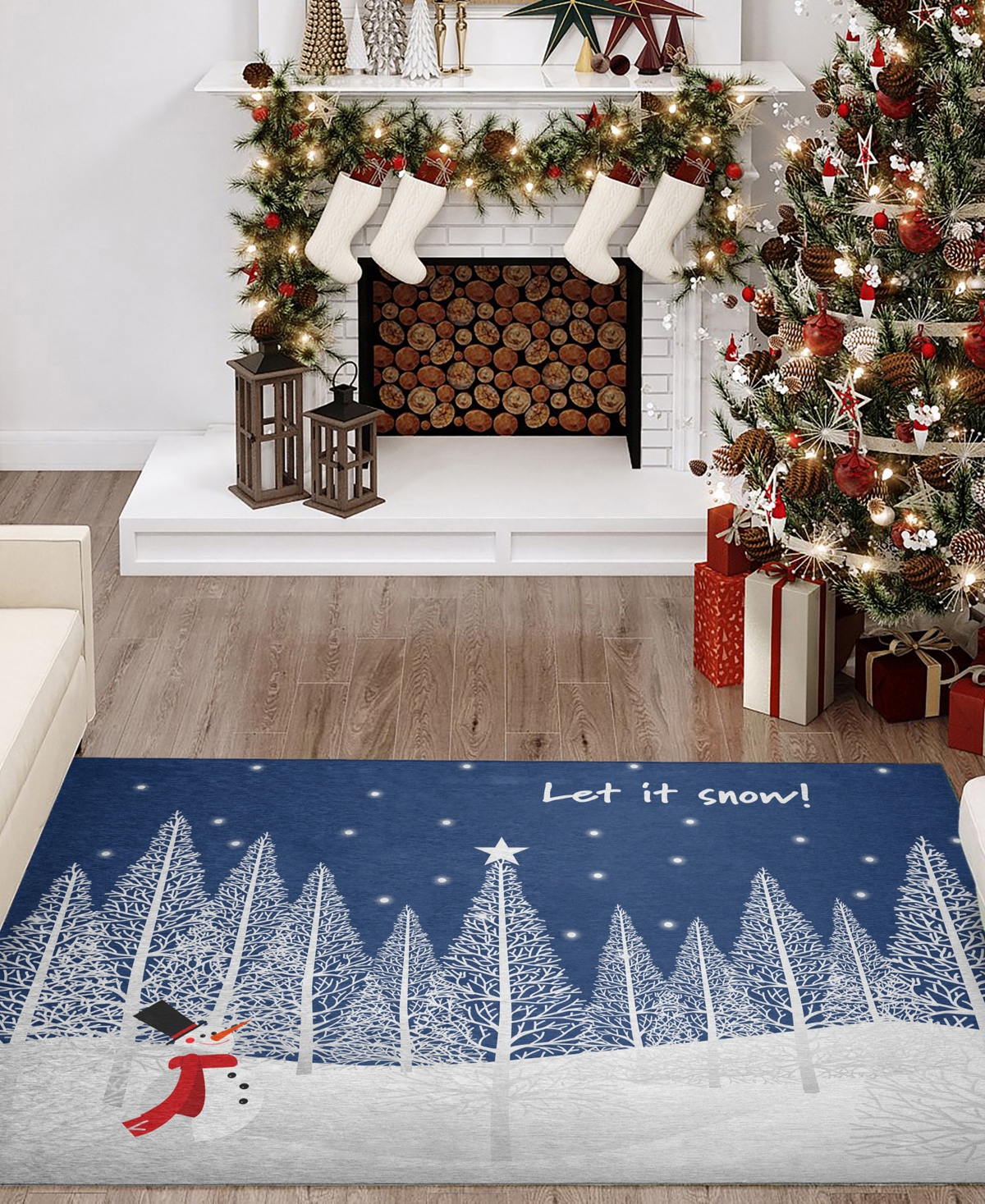 Shop Dalyn Wonderland Wn1 5'x7'6 Area Rug In Blue Red