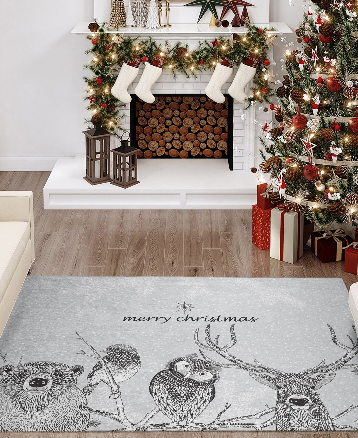Dalyn Wonderland Wn11 5'x7'6 Area Rug In Black