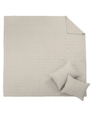 Melange Stitch Stitching 2-Pc. Quilt Set, Twin/Twin XL