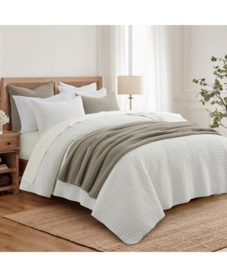 Eyelet Embroidered 3-Pc. Quilt Set, King/California King