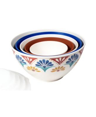 Rio Medallion Mixing Bowls with Lids, Set of 5