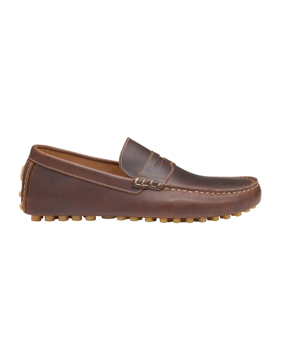 Shop Johnston & Murphy Men's Athens Penny Loafers In Brown