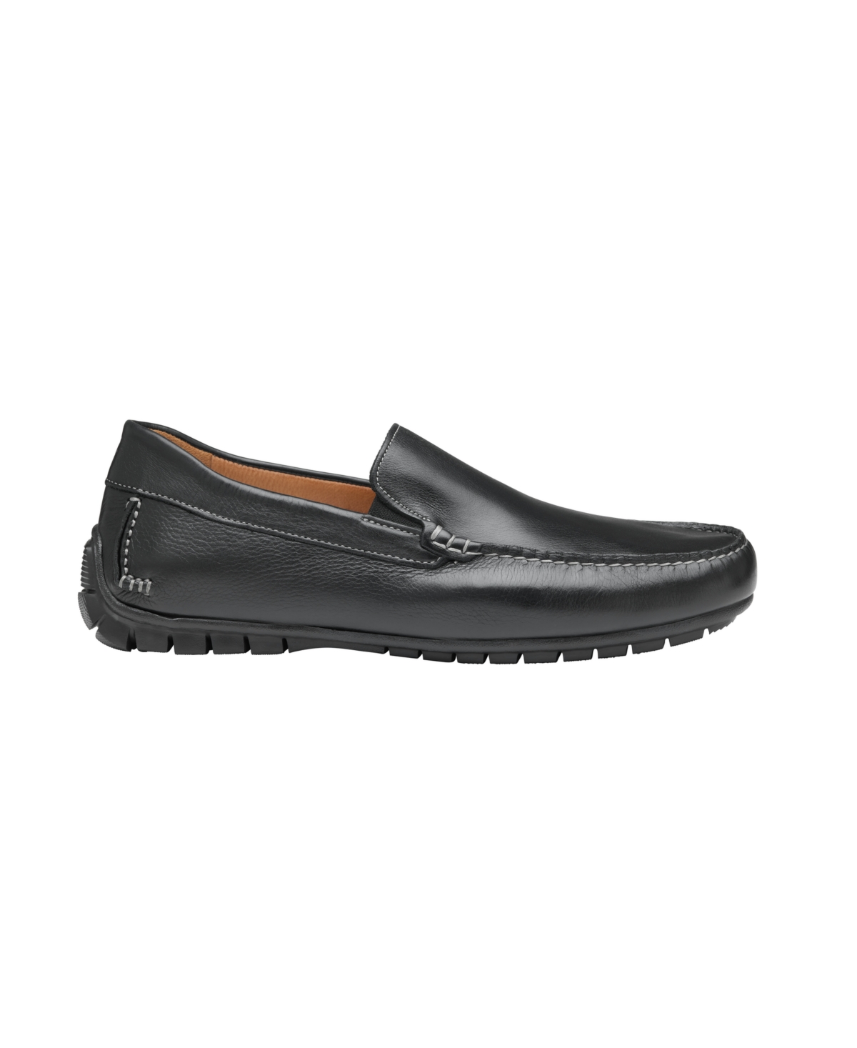 Shop Johnston & Murphy Men's Cort Moc Venetian Driving Loafers In Black