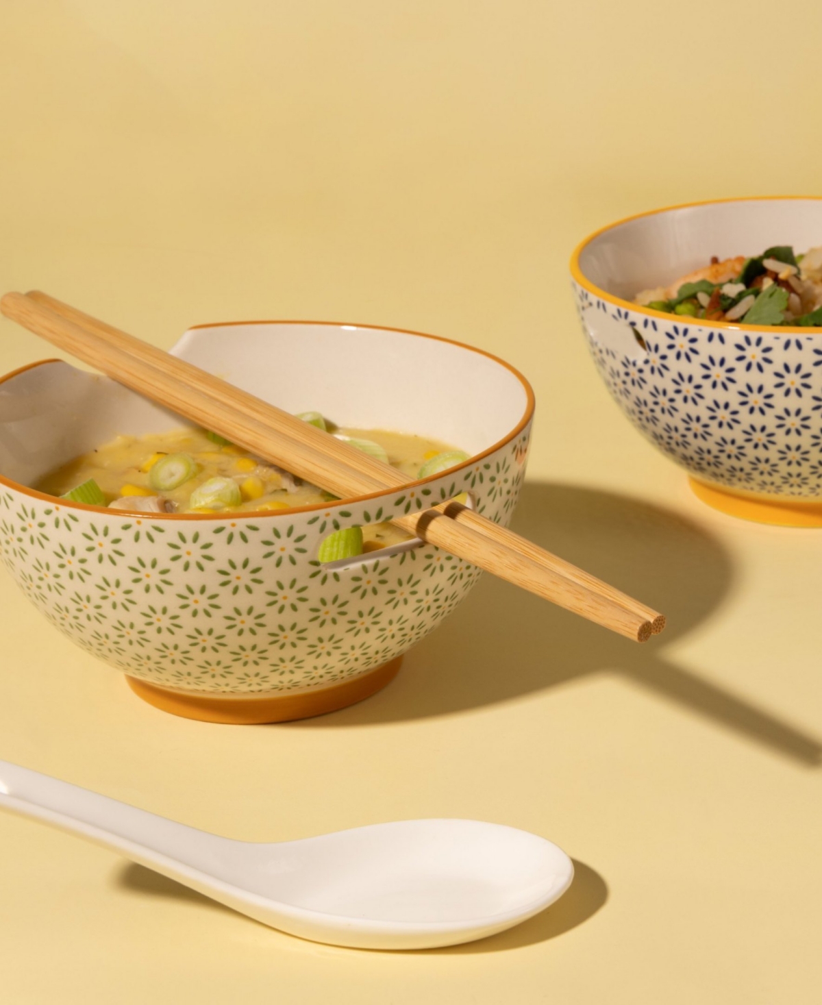 TYPHOON WORLD FOODS SET OF 2 RICE SOUP BOWLS 