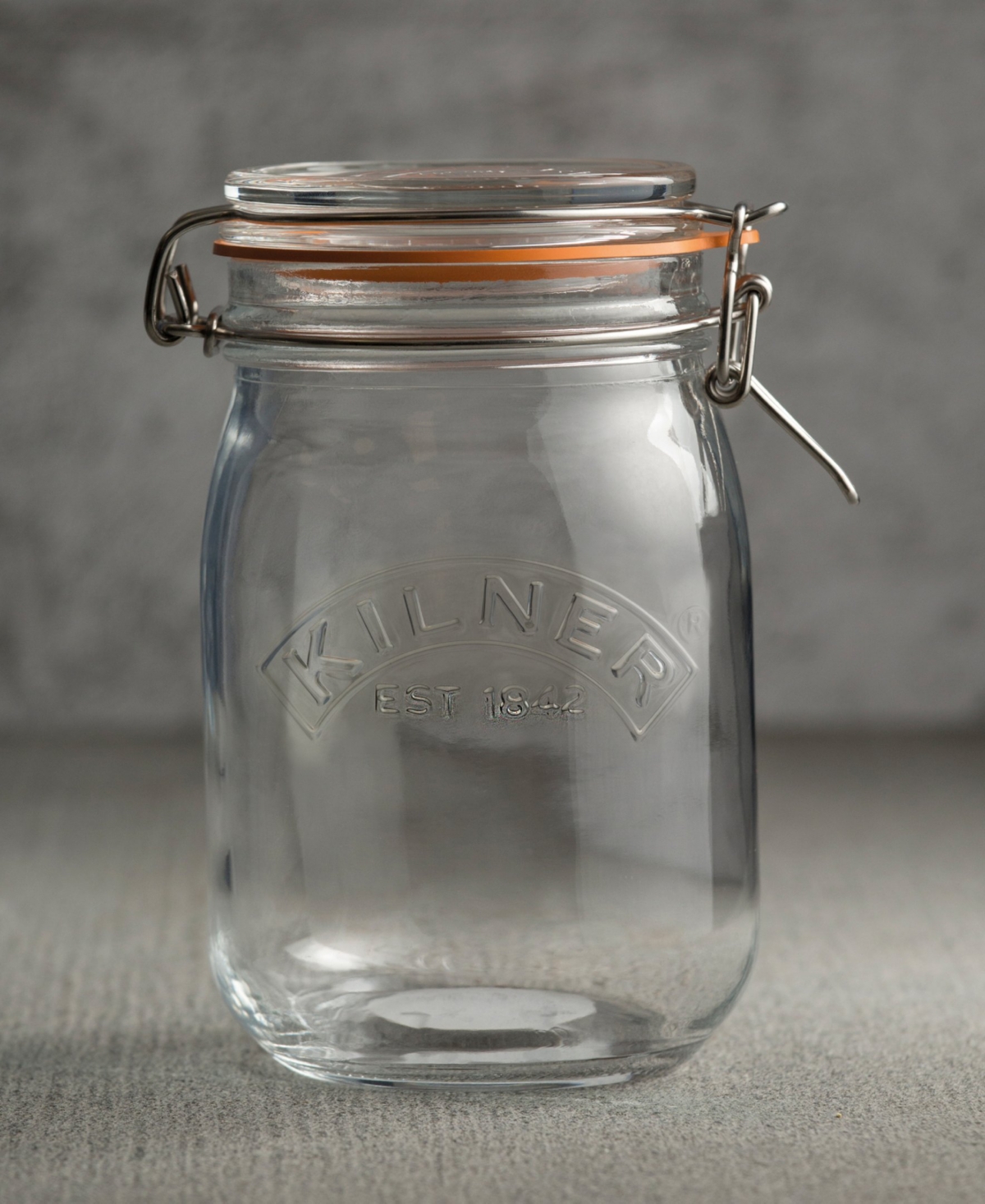 Shop Kilner Set Of 4 Round Clip Top Jars In Clear