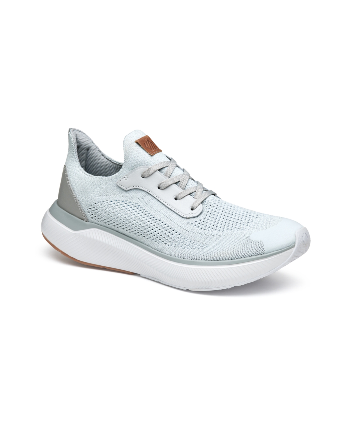Men's Miles Knit Lace-Up Sneakers - Light Gray