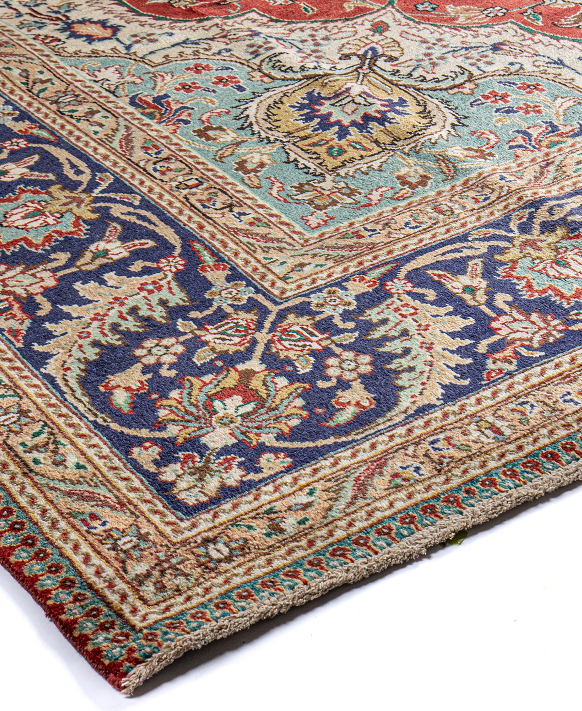 Shop Bb Rugs One Of A Kind Tabriz 9'10x12'9 Area Rug In Red