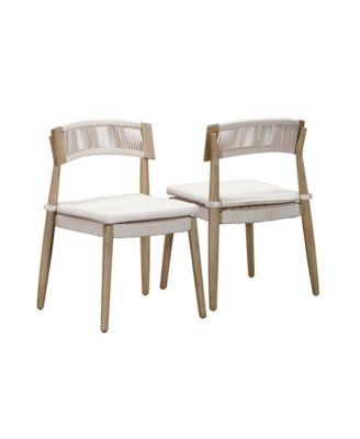 2 Pcs Outdoor Dining Chair