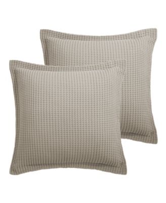 Mills Waffle 2-Pc. Sham Set, European
