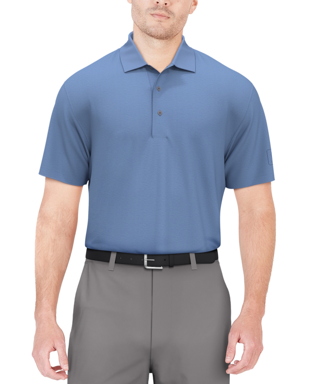 Pga Tour Men's Airflux Mesh Golf Polo Shirt