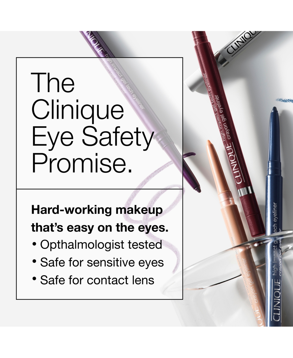 Clinique High Impact Gel Tech Eyeliner, 0.01 Oz. In Sparkling Amethyst
