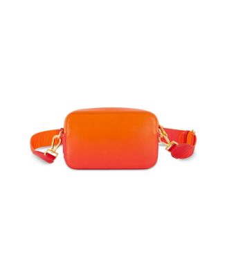 Ombre Leather Crossbody Camera Bag