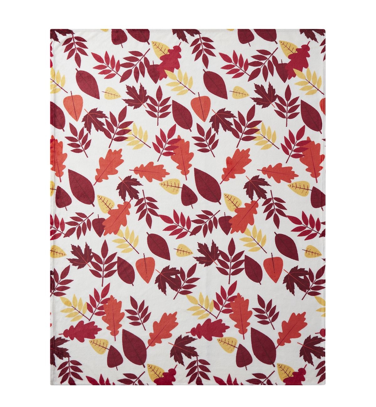 Kate Aurora Living Ultra Soft & Plush Fall Autumn Leaves Hypoallergenic Fleece Throw Blanket Cover