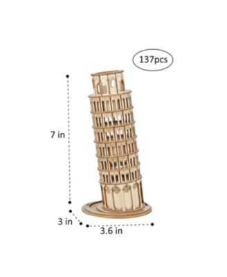 DIY 3D Wood Puzzle - Leaning Tower of Pisa - 137pcs
