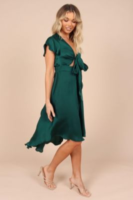 Women's Amanda High Low Tie Front Dress