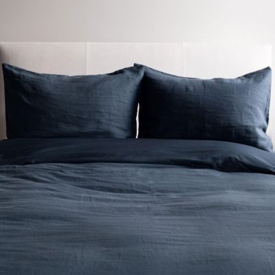 French Linen and Cotton Duvet and Sham Set - King/Cal King