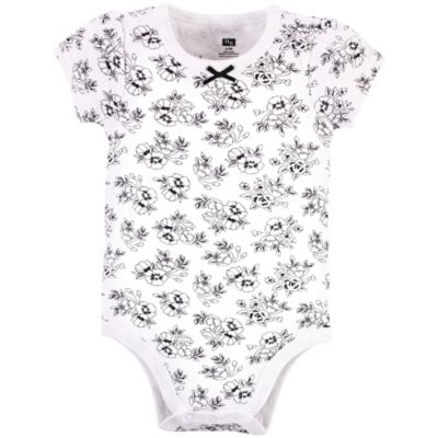 Hudson Baby Essential Three-Piece Set of Cotton Bodysuits