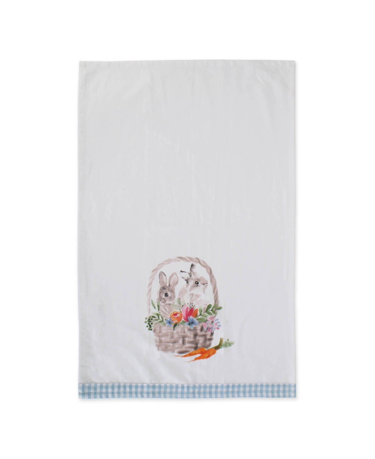 Design Imports Easter Basics Collection Springtime Kitchen Essentials, Dishtowel Set, Floral Bunny, 3 Piece In Floral Bunny
