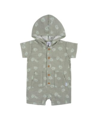 Gerber Baby Boys Hooded Romper - Palms 23$