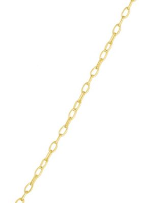 Kids Sterling Silver 14K Gold Plated with White Cubic Zirconia Heart 'LOVE' Necklace