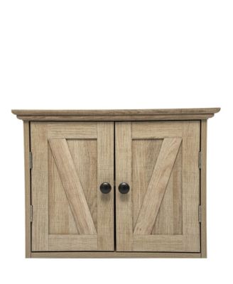 Delilah Wall Mounted Bathroom Medicine Cabinet With Adjustable Cabinet Shelf, Lower Open Shelf, And Magnetic Closure Doors