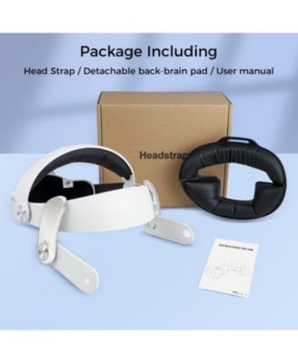 Meta Quest 2 Head Strap w/ 6000mAh Battery- 4Hr extra- Comfort /Adjust