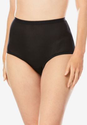 Women's Full Coverage Nylon Brief 5-Pack