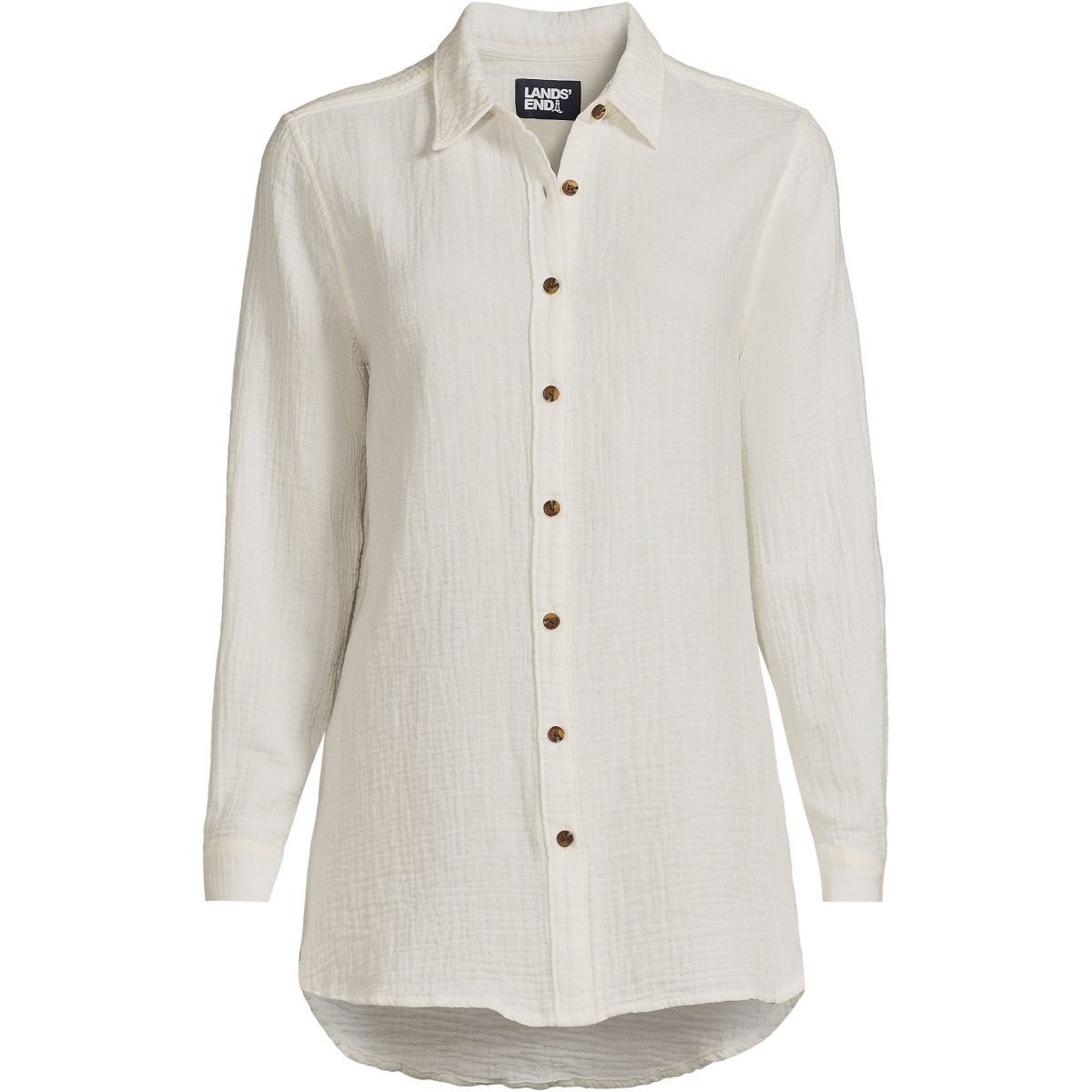 Lands' End Women's Gauze Tunic Top