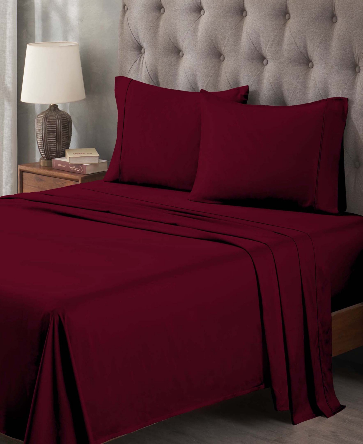 Superior Egyptian Cotton 400 Thread Count Solid Deep Pocket Sheet Set