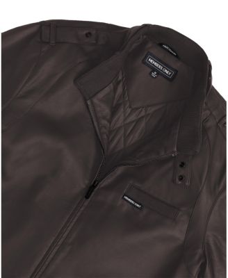 Men's Faux Leather Iconic Racer Jacket