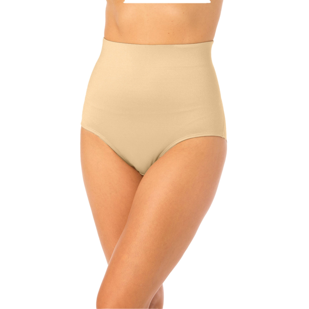 Plus Size Power Shaper Firm Control High Waist Shaping Brief - Nude