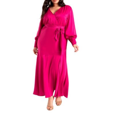 Women's Satin Maxi Dress