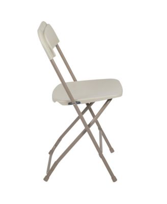 Set Of 10  650 Llb Weight Capacity  Plastic Stackable Folding Plastic Chairs