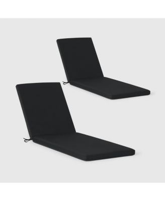 Outdoor Chaise Lounge Cushions Set of 2, 74" x 22.5"
