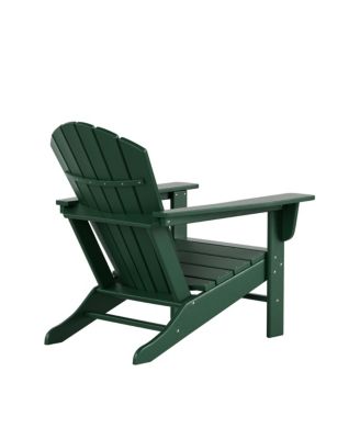 All-Weather Contoured Outdoor Poly Adirondack Chair (Set of 2)