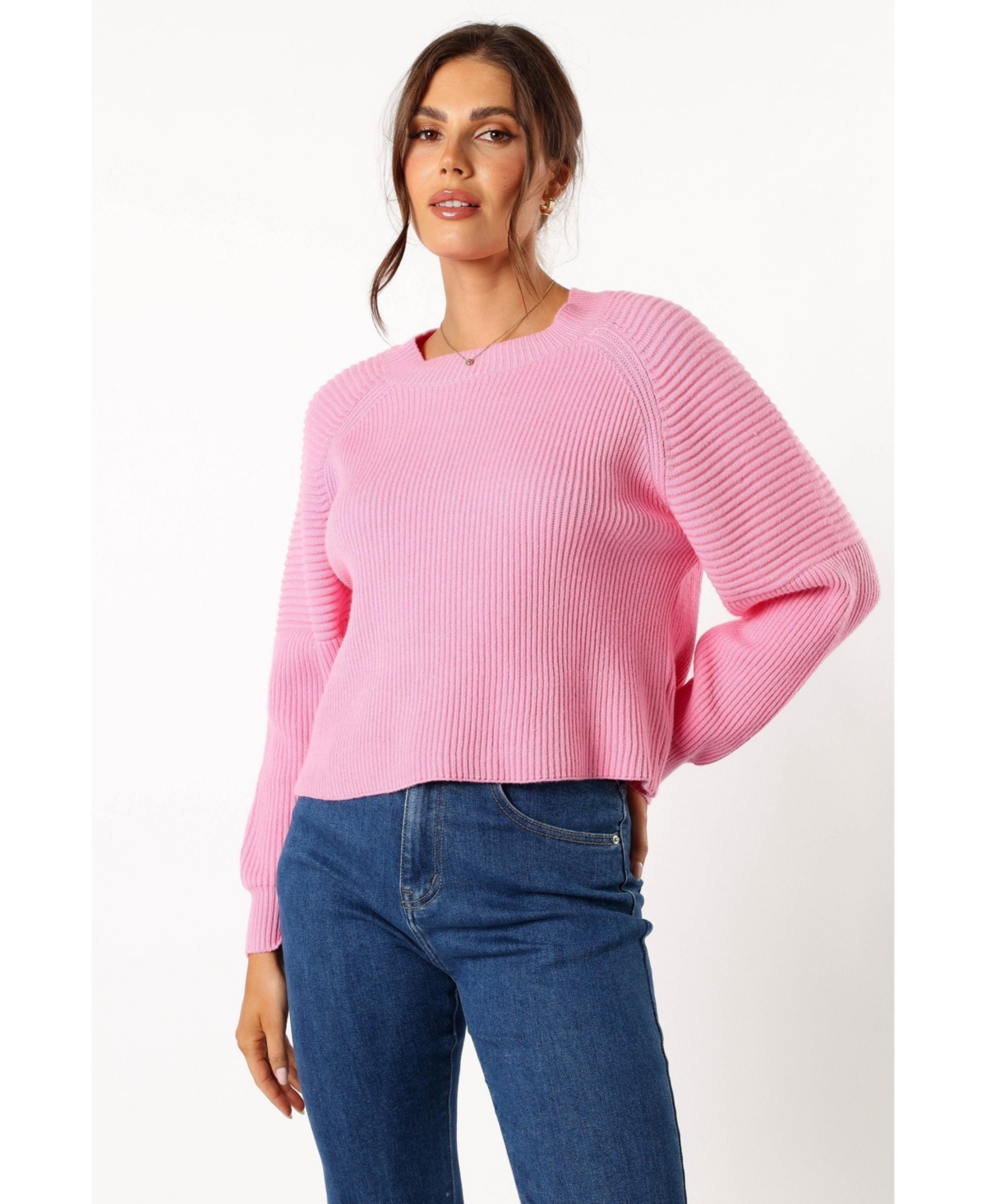 Women's Sarah Knit Sweater - Pink