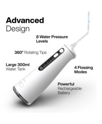 Elite Flosser - Rechargeable Water Flosser with 4 Tips - Oral Irrigator with 4 Modes - Portable & Cordless