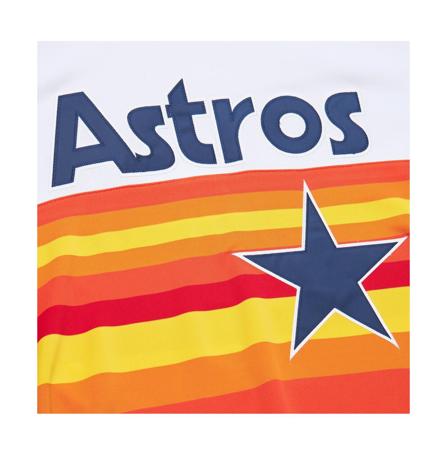 Мужской топ Mitchell & Ness Mitchell Ness Craig Biggio White Houston Astros 2004 Cooperstown Collection Authentic Throwback Jersey — фото 4