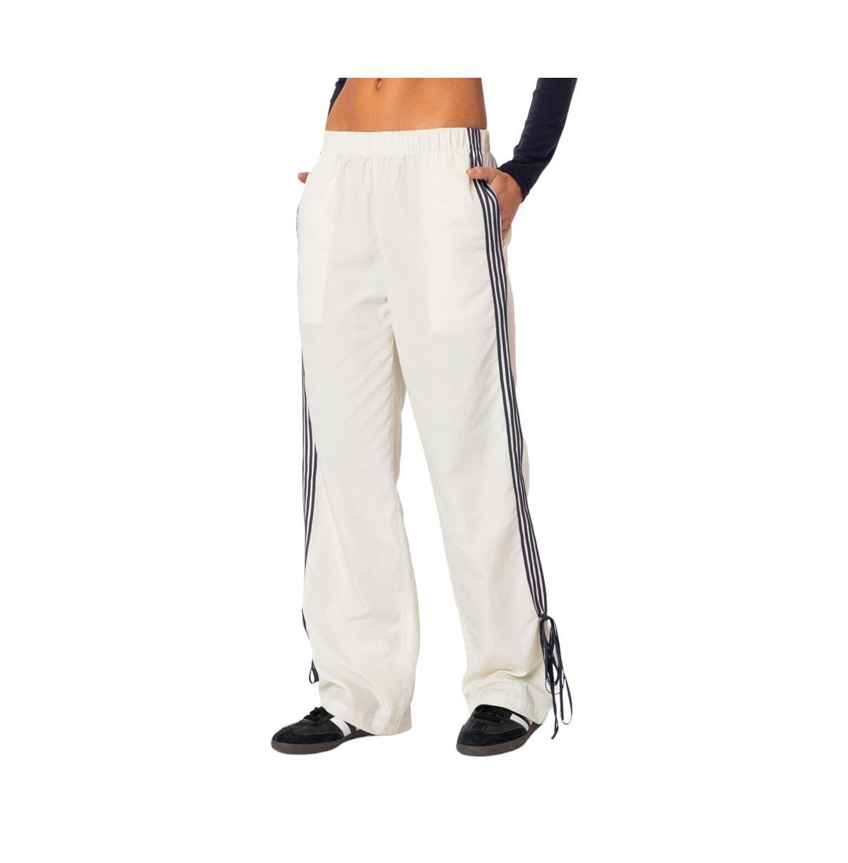 Women's Remy Ribbon Track Pants - Off-white