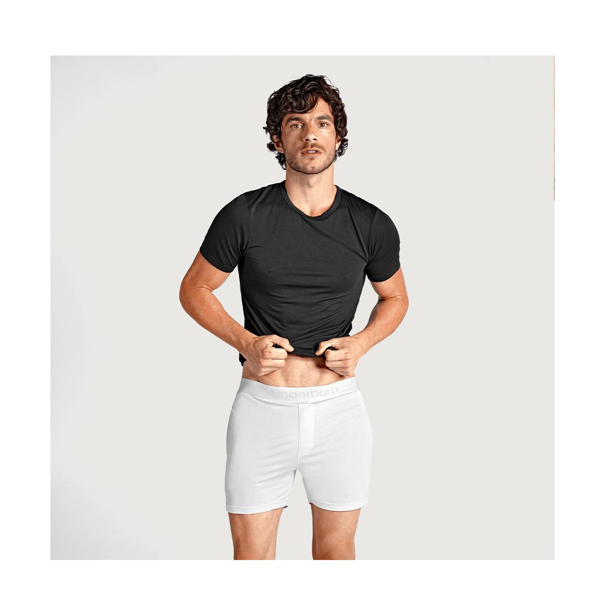 Men's Bum Around Pajama Short - White