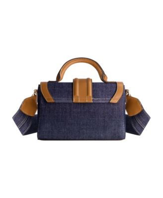 Mini Denim Satchel
