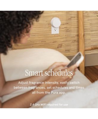 Smart Home Fragrance Device Starter Set 4 - Scent Diffuser for Home - Includes Fragrance Aroma Diffuser - Tommy Bahama Maui Mango and Signature Island Blend Scent Refills