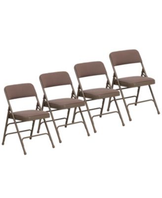4 Pack Home & Office Portable Party Events Padded Metal Folding Chair