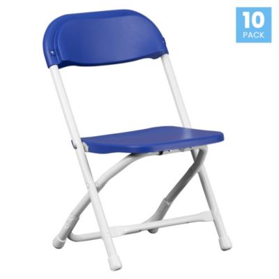 10 Pack Kids Plastic Folding Chair Daycare Home School Furniture