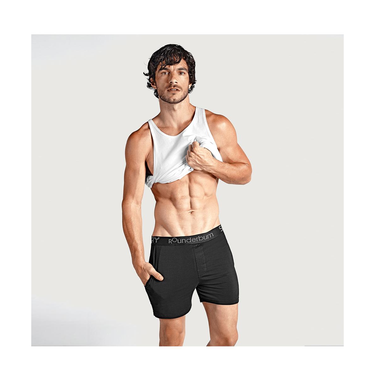 Men's Bum Around Pajama Short - White