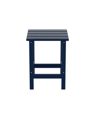 2-Piece Set Outdoor Folding Adirondack Chairs with Side Table