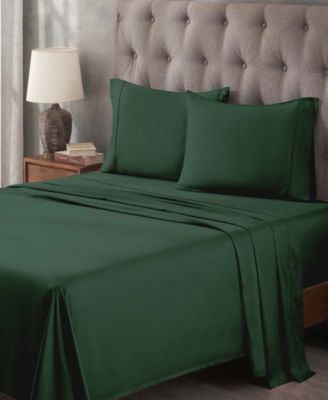 400-TC Egyptian Cotton Solid Deep Pocket 4 Piece Sheet Set, Full